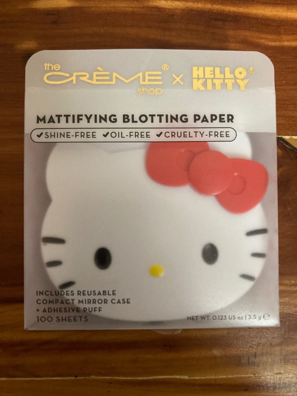 NEW The Creme Shop Hello Kitty Mattifying Blotting Paper
